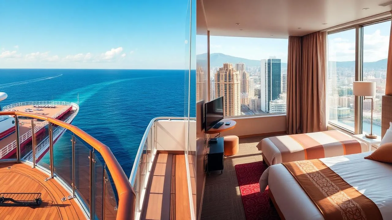 Crucero vs. viaje terrestre